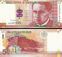 *50 Nuevos Soles Peru 2012, P189 UNC - Kliknutím na obrázok zatvorte -